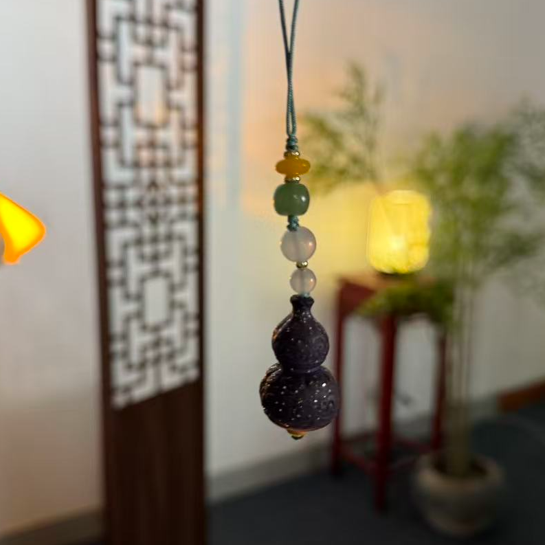 【喜马拉雅】葫芦手机链 古法合香珠