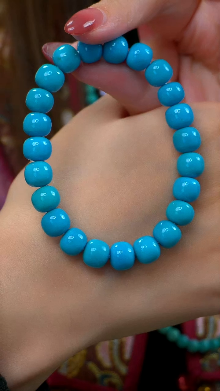 【闪购商品】绿松石云盖寺手串9+未镶嵌毕业级别