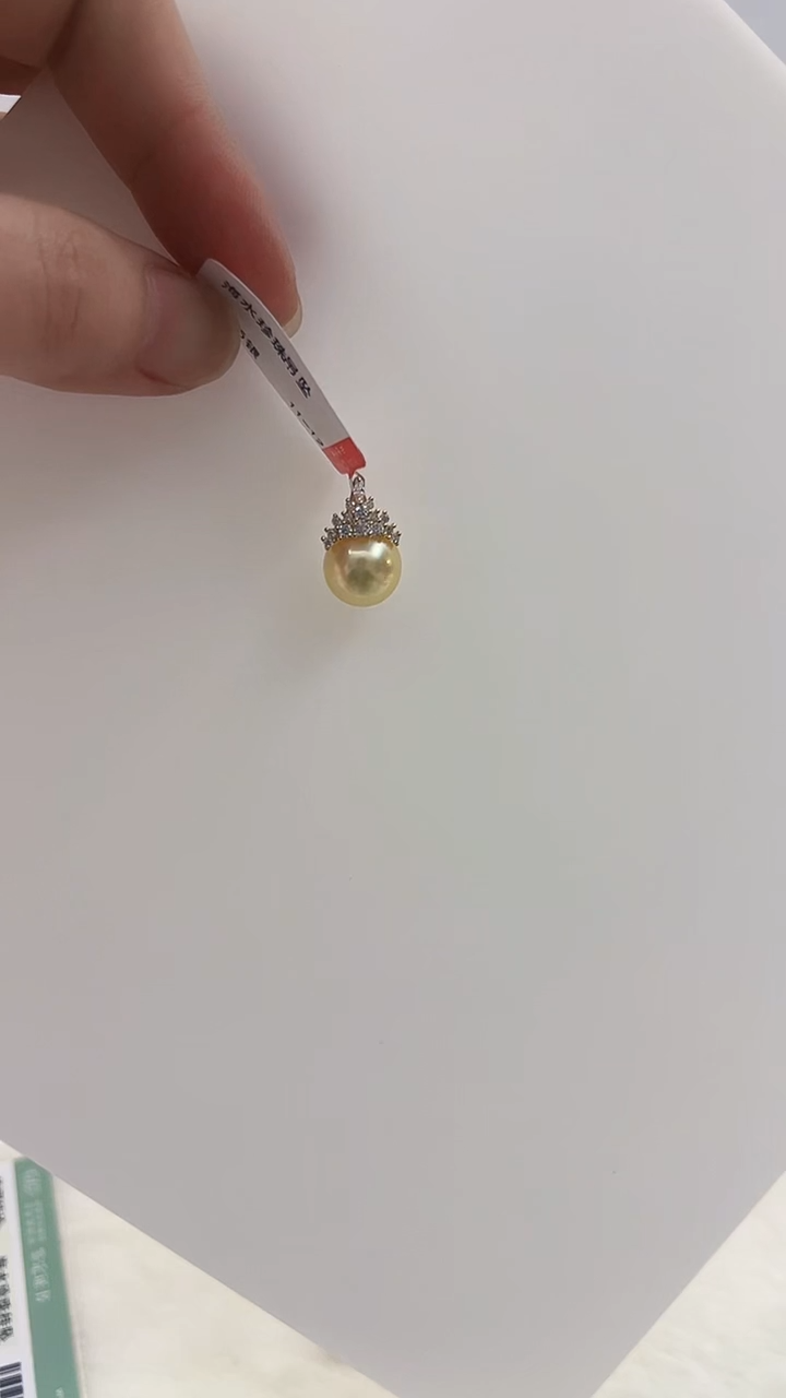 【闪购商品】18K金镶嵌海水珍珠DA吊坠@@jd283