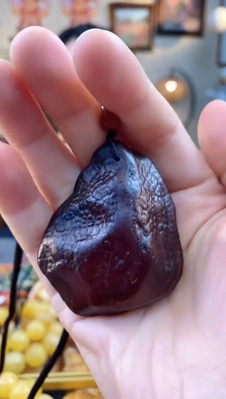 【闪购商品】琥珀颈饰未镶嵌吊坠