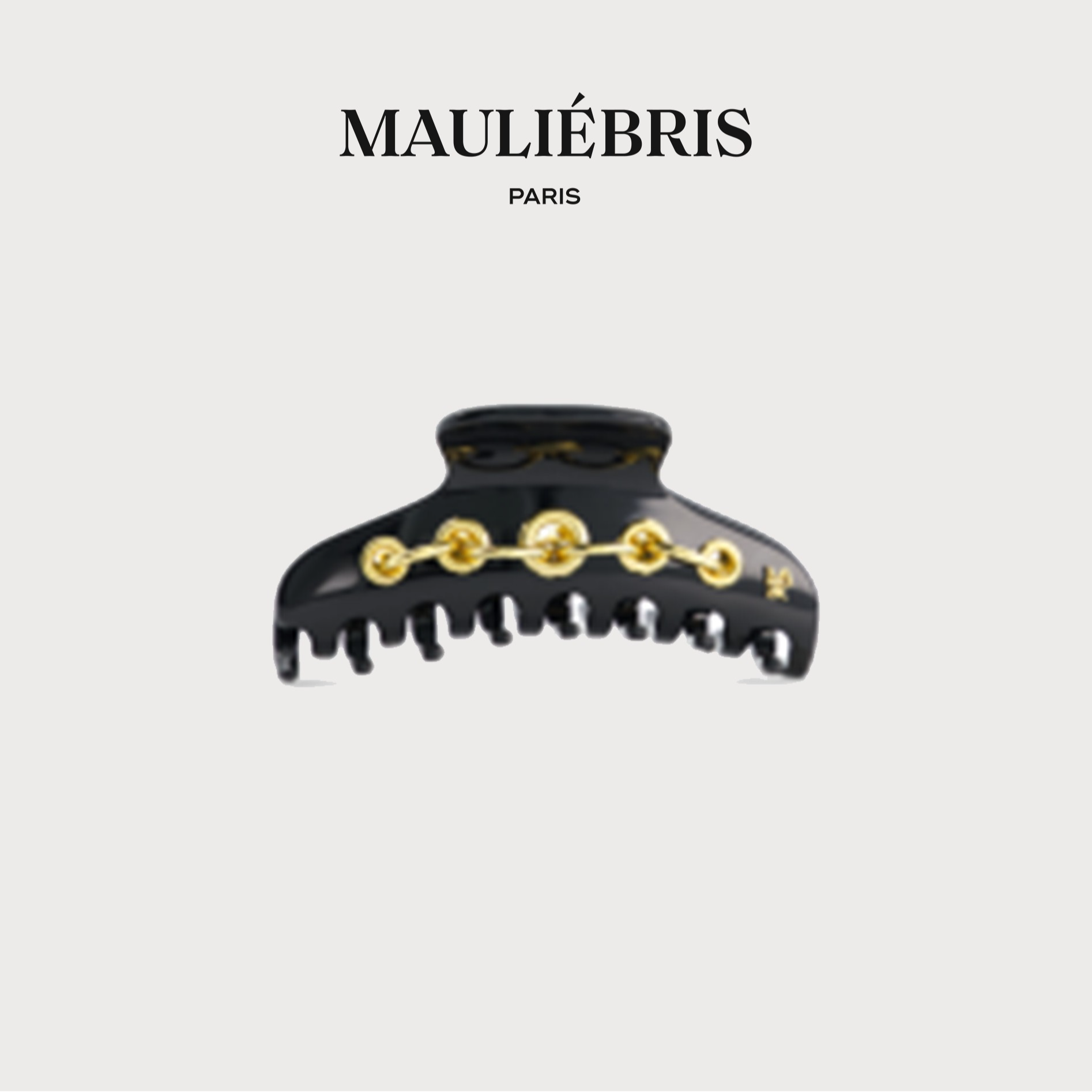 Mauliébris/茉蔓芙 M中号 法式高奢法式金眼发夹醋酸发夹高级感