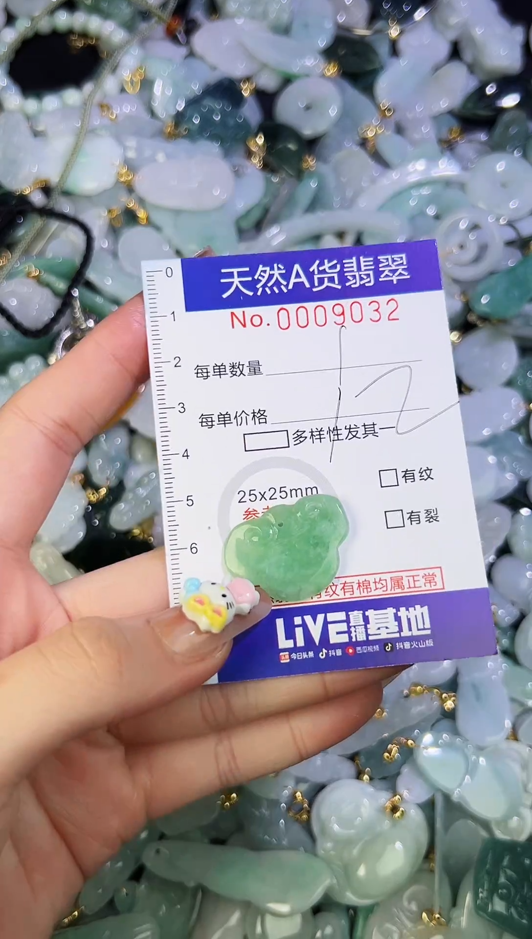 【闪购商品】翡翠颈饰未镶嵌天然翡翠A货