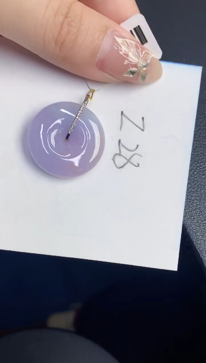 【闪购商品】翡翠颈饰18K金镶嵌0000000000