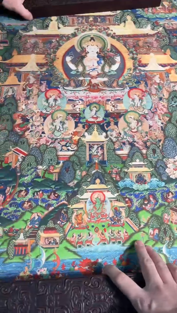 卷轴画天天的唐卡tk160
