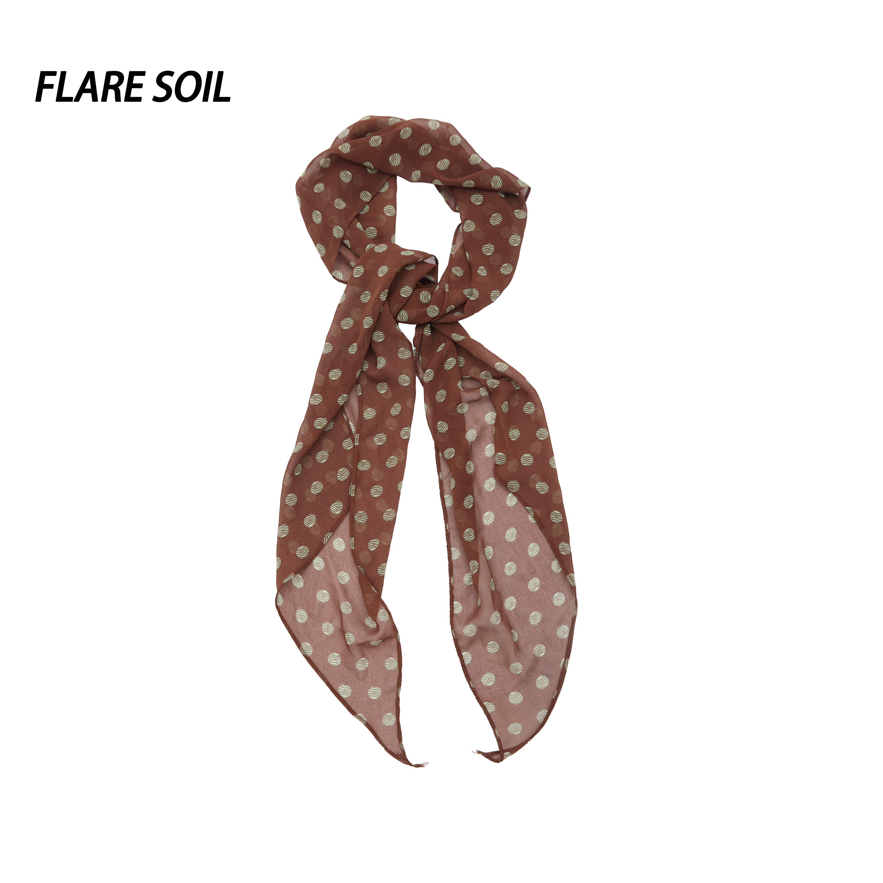 【FLARE SOIL】复古风薄款多功能文艺优雅丝巾文艺优雅T440E