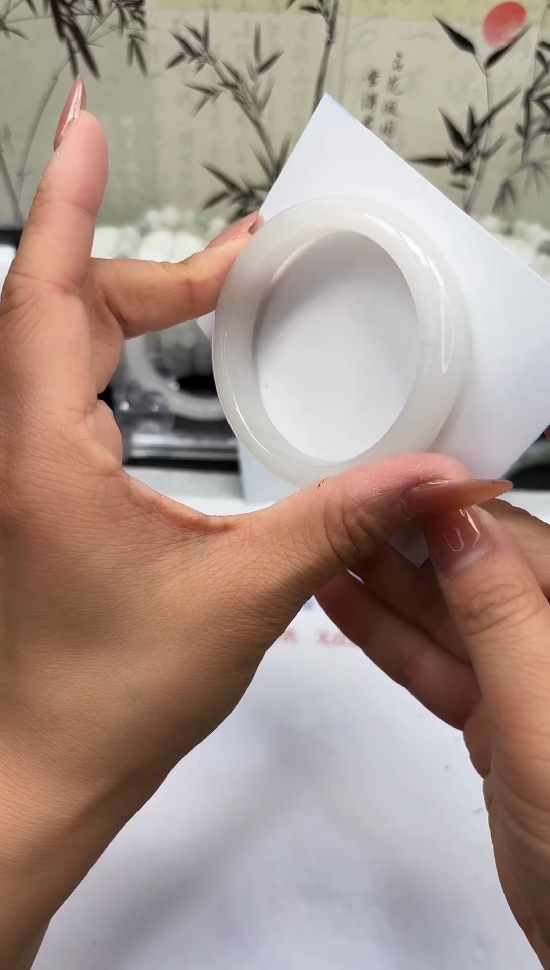 未镶嵌手镯石英质玉A139-50/51/52