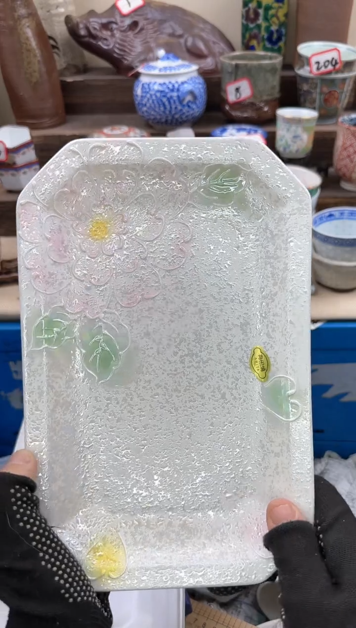 【闪购商品】瓷片1012珍珠釉干泡台淘艺瓷器满18发货