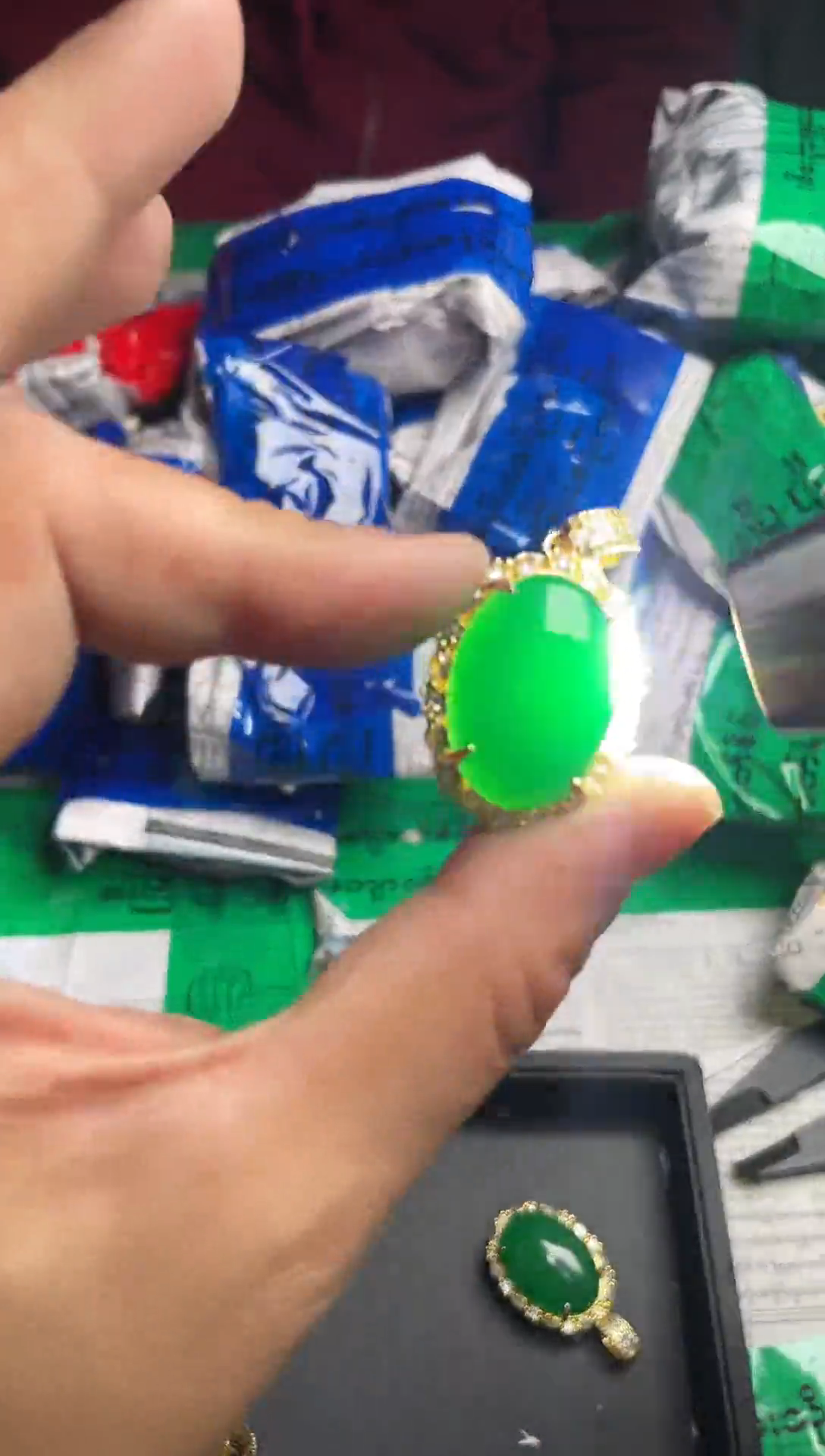 强子收货--所见即所得--多样性发货--FH865绿色大蛋面