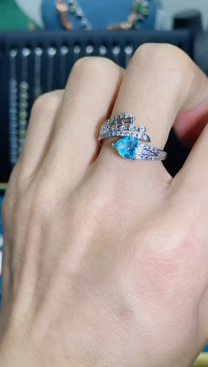 【闪购商品】磷灰石1111银S925镶嵌11211