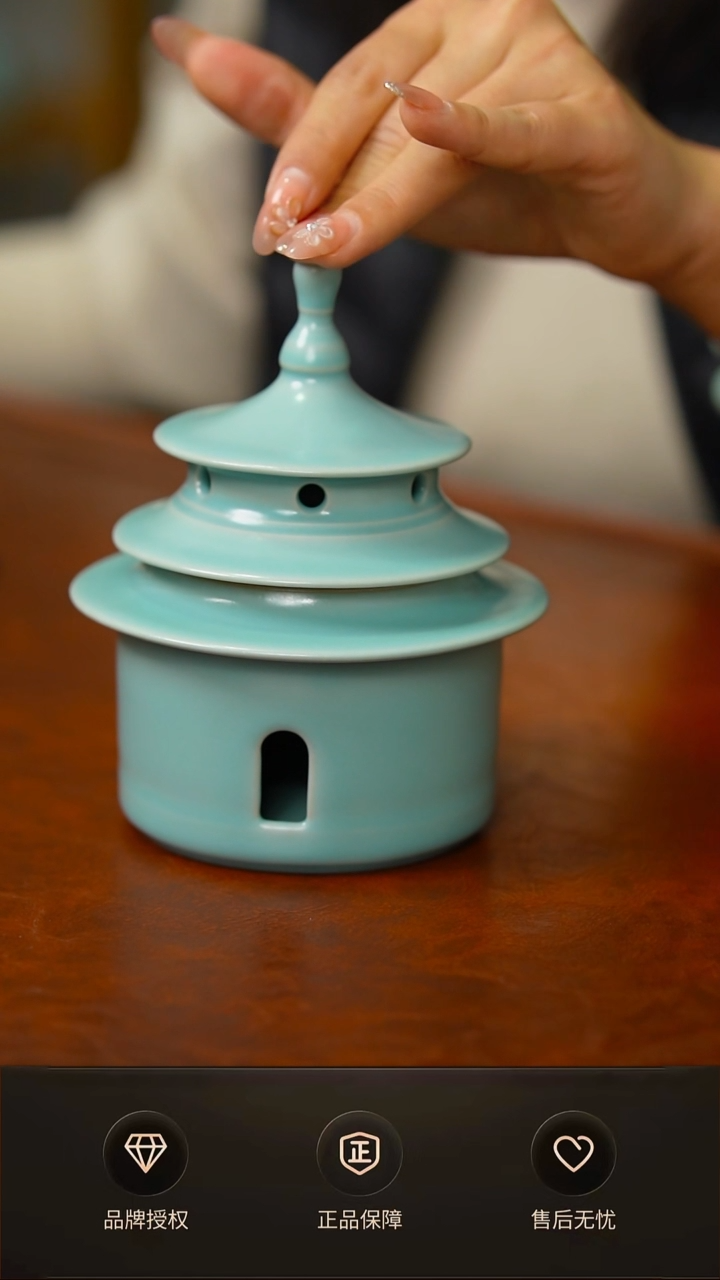 仿古新品支钉天坛香薰炉不完美 