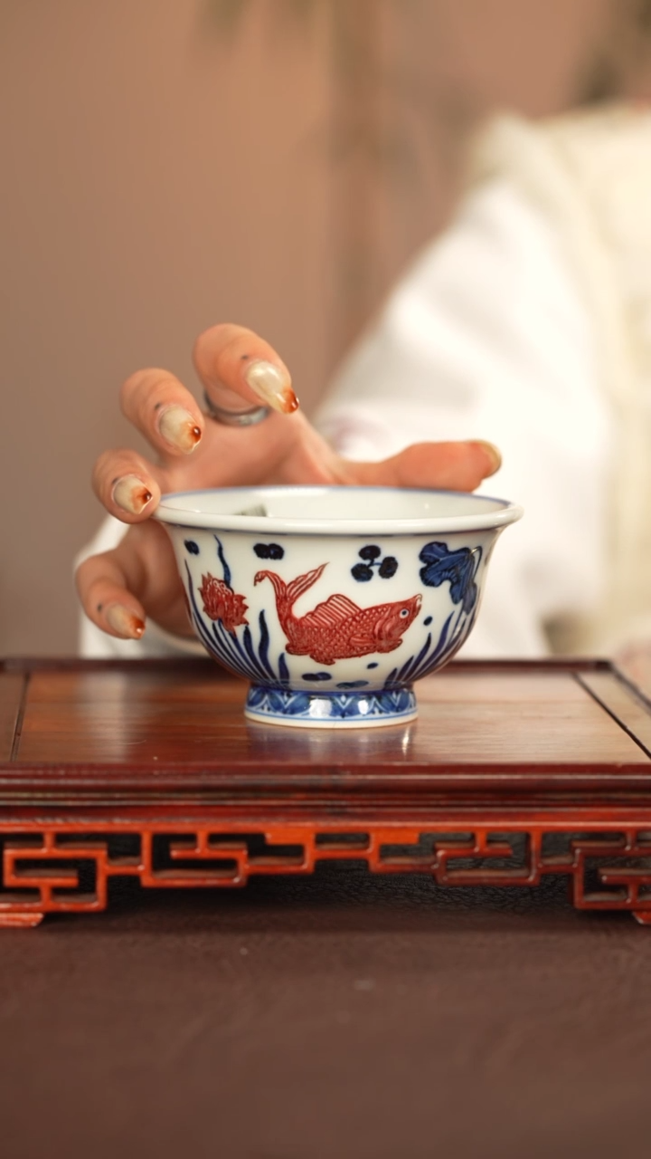 【闪购商品】杯子永明尚玩景德镇手工手绘陶瓷