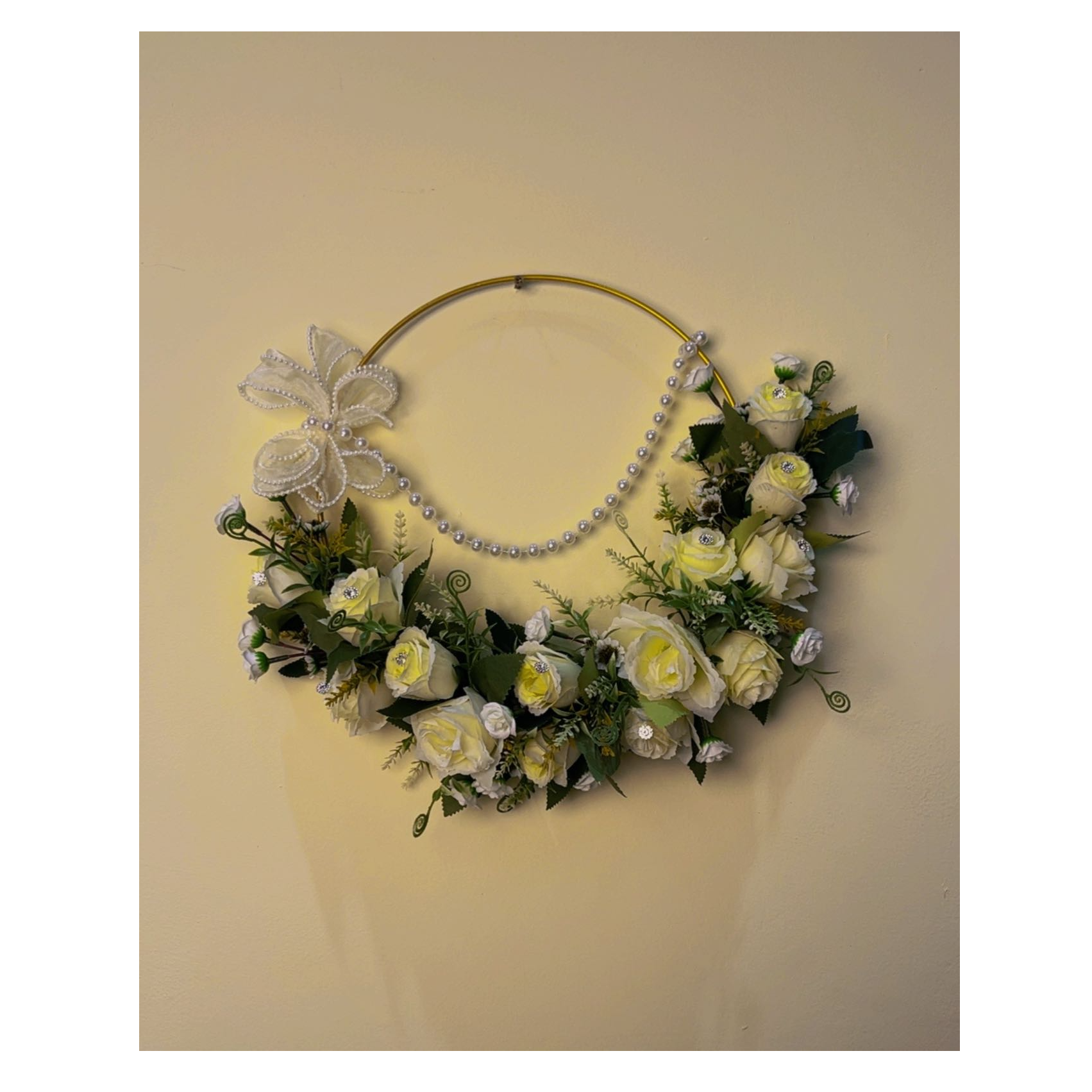 娜妃手工花环花艺