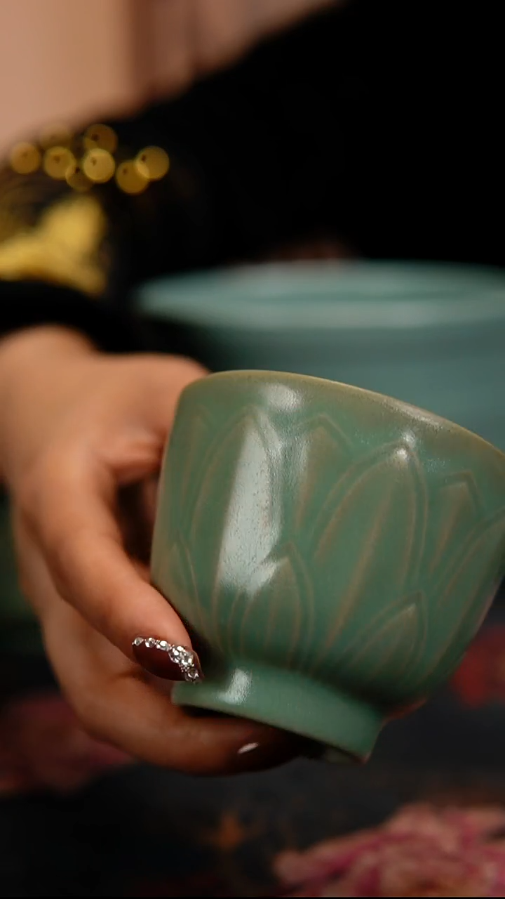 瓷片原产地原矿釉汝瓷