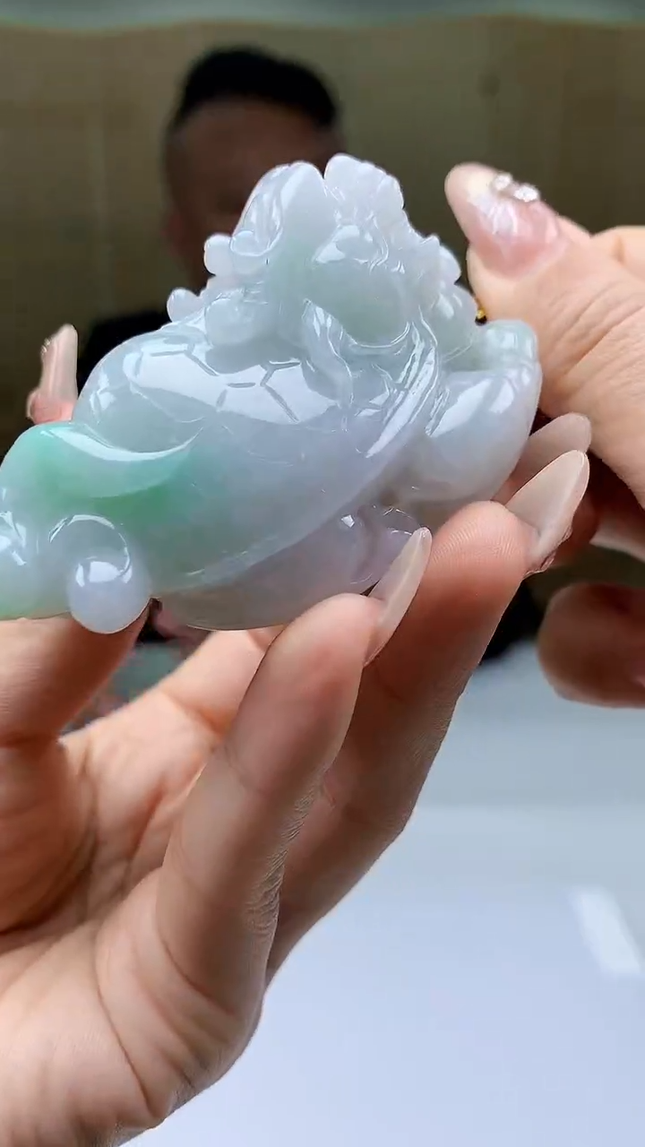 【闪购商品】定制翡翠未镶嵌4969ty-毛货挂件190