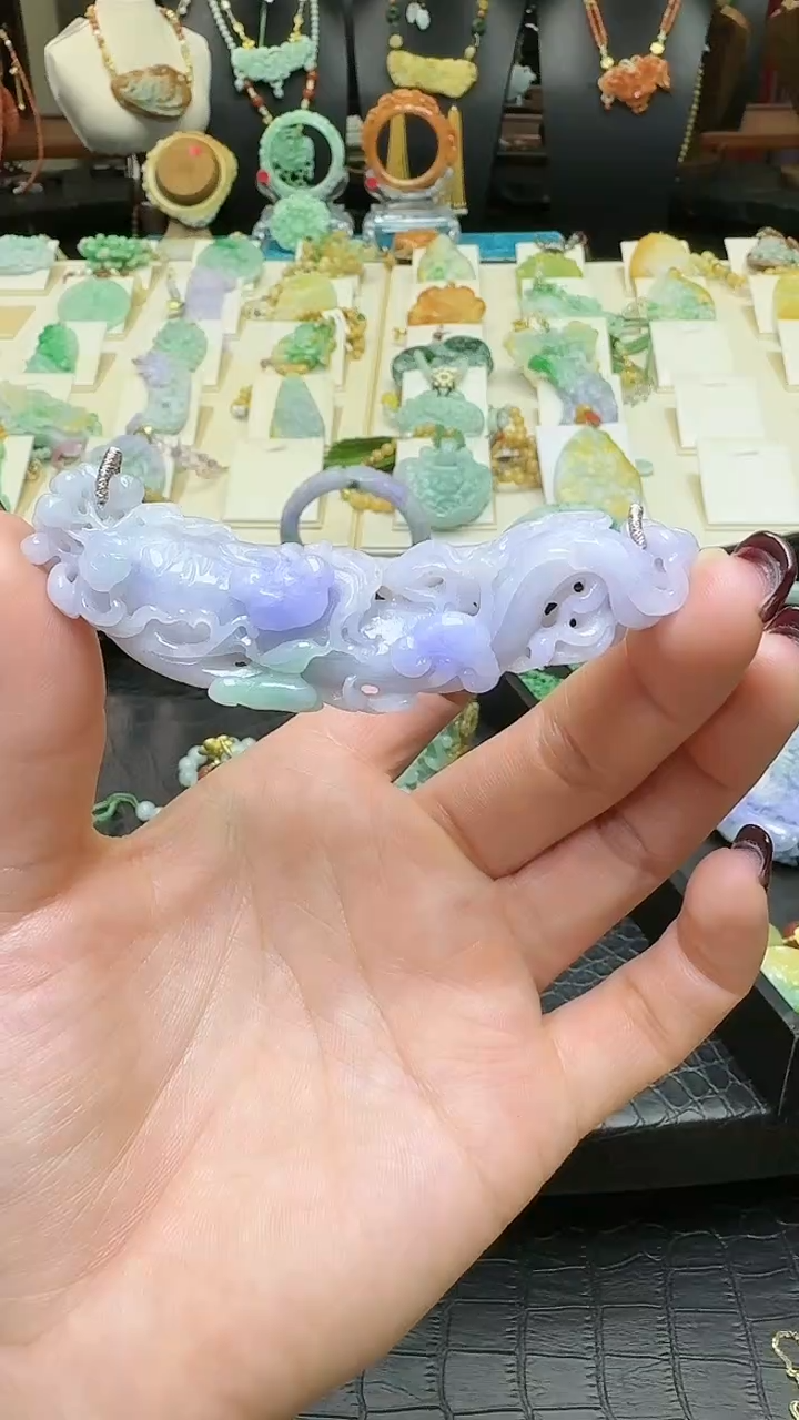 【闪购商品】翡翠颈饰未镶嵌天然翡翠人参