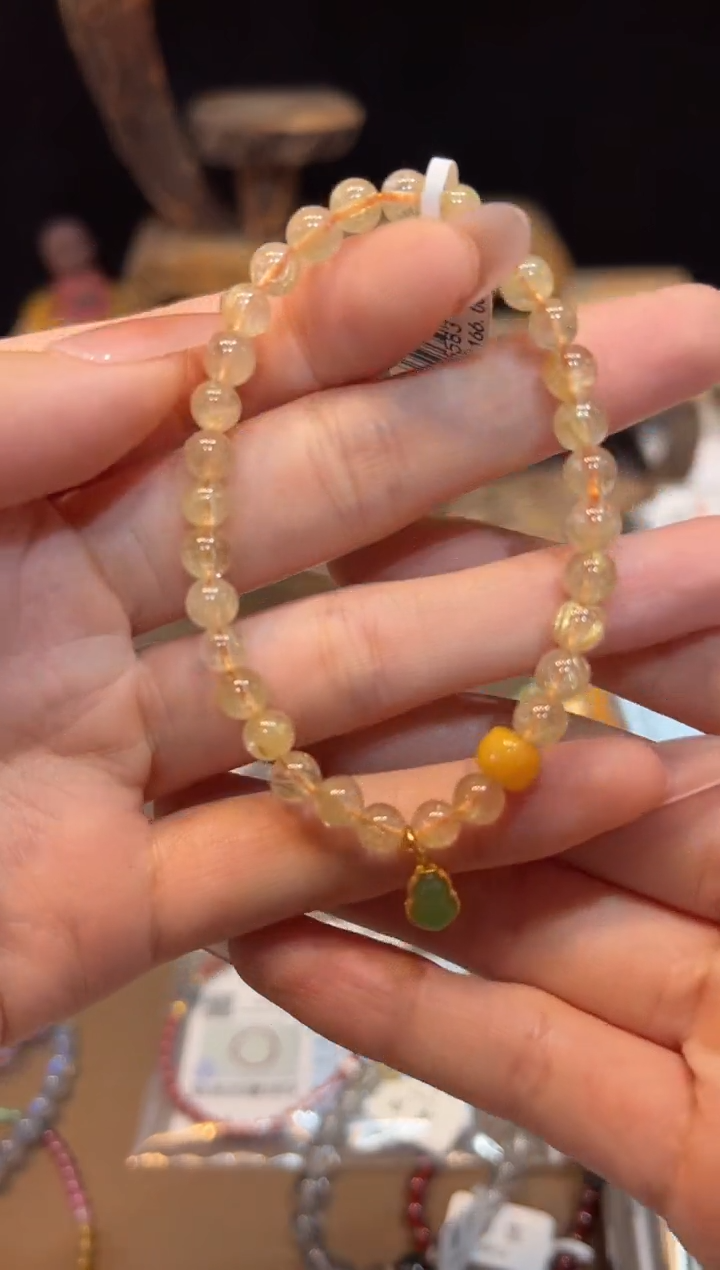 水晶手链未镶嵌手饰@@E6583