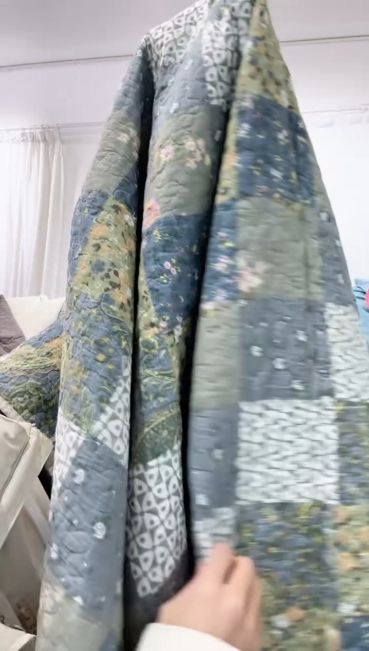 棉220*220纯棉床盖50号微瑕