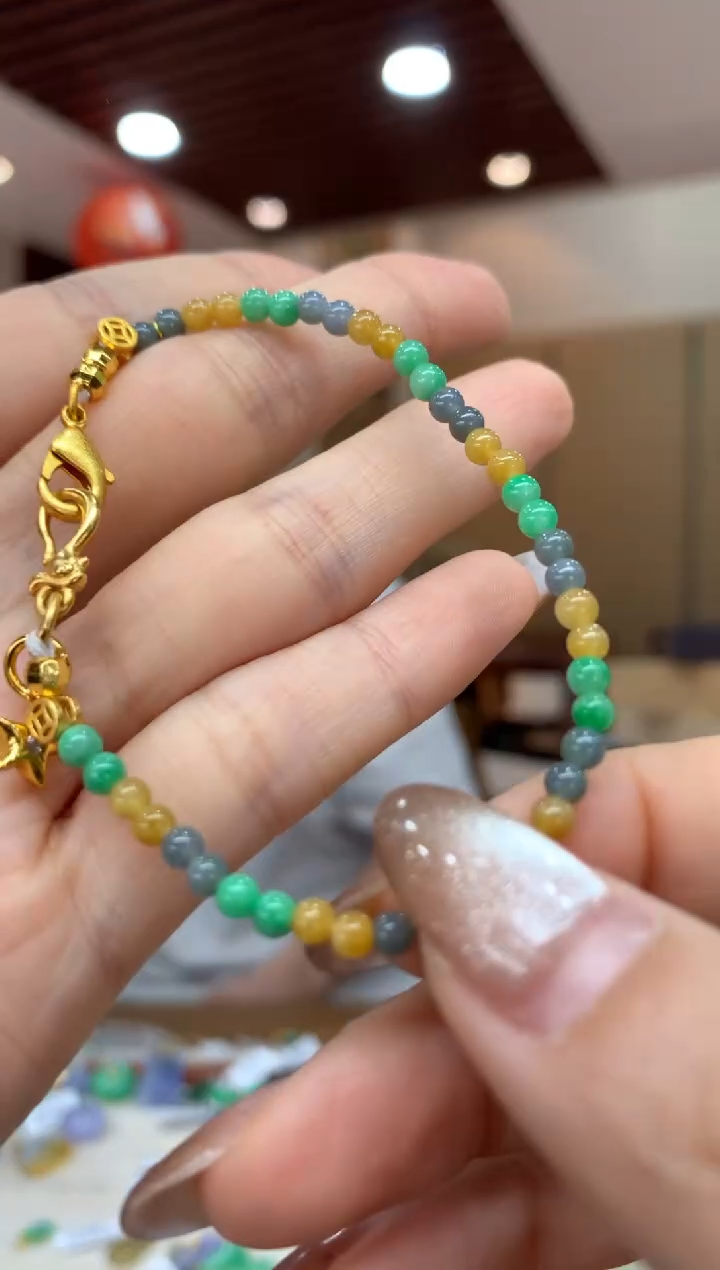 未镶嵌手串翡翠手串