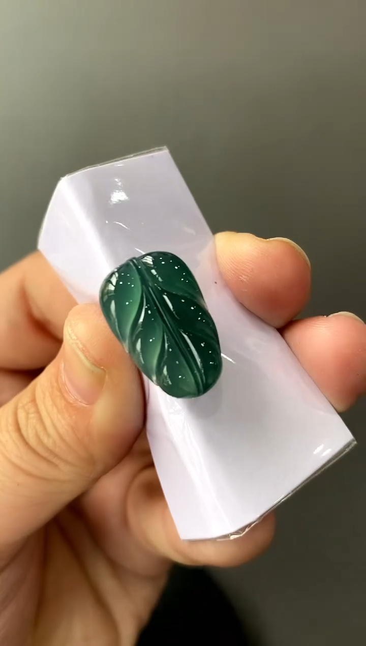 【闪购商品】定制翡翠未镶嵌叶子