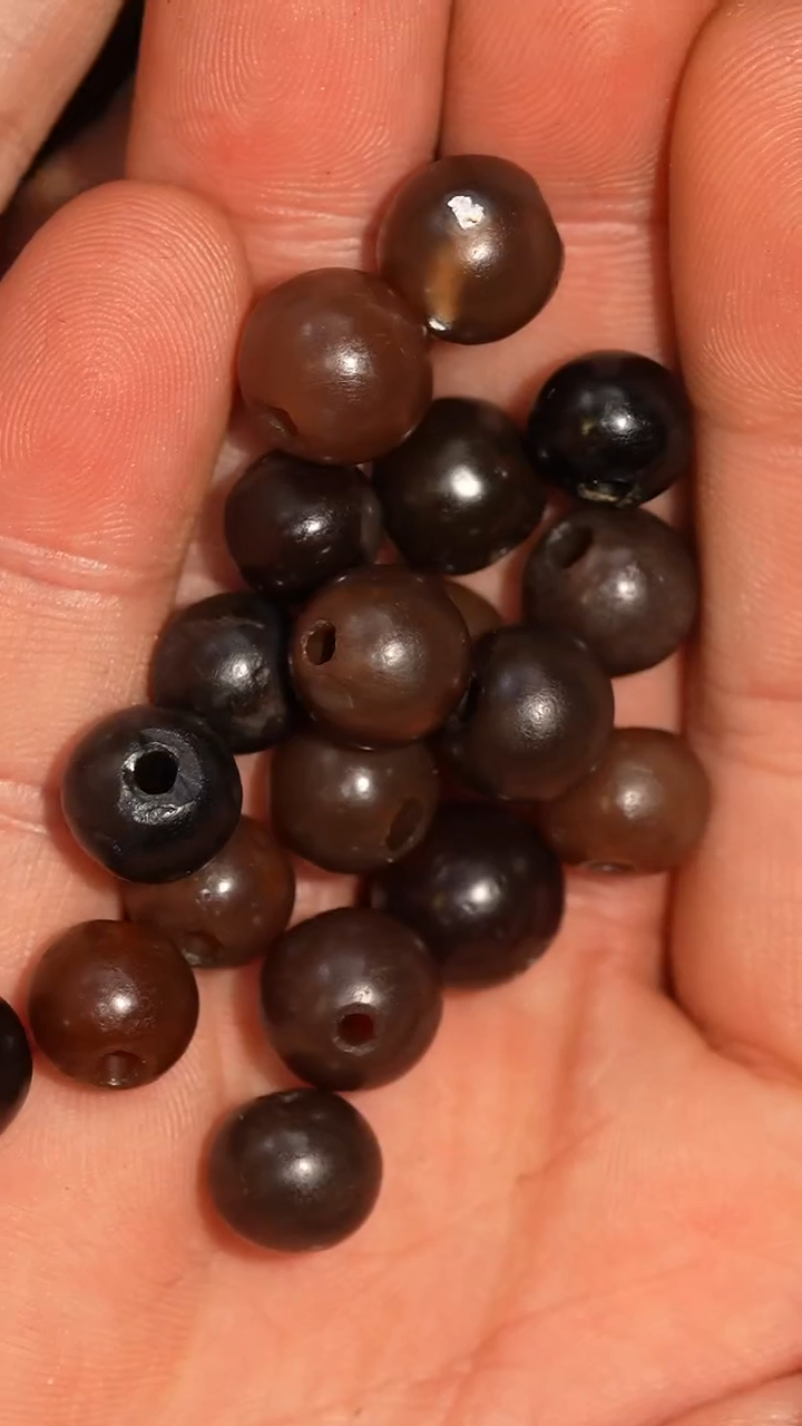 玛瑙/玉髓套链未镶嵌多样性发其一，DIY一115