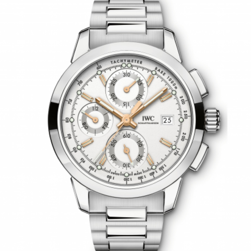 99新 IWC/万国 工程师/IW380801/42mm计时白盘金针钢带自动机械表