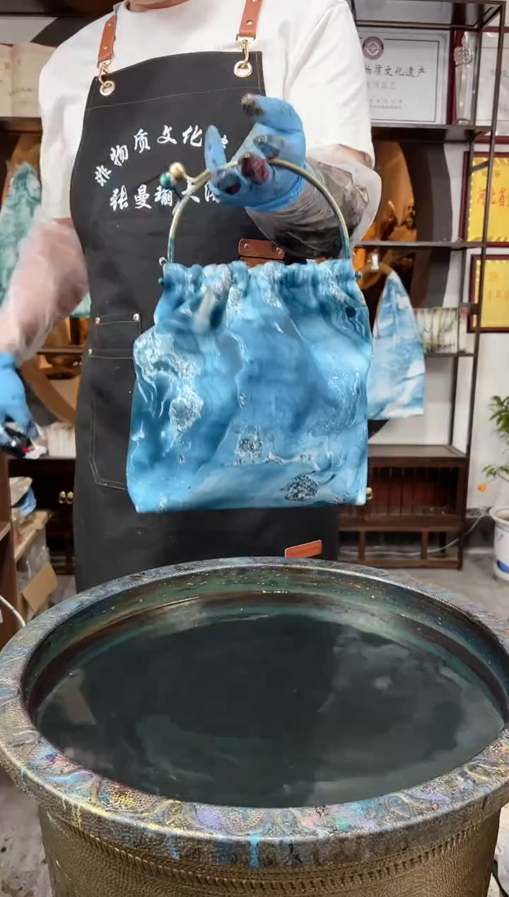 264非遗大漆漂漆复古包包