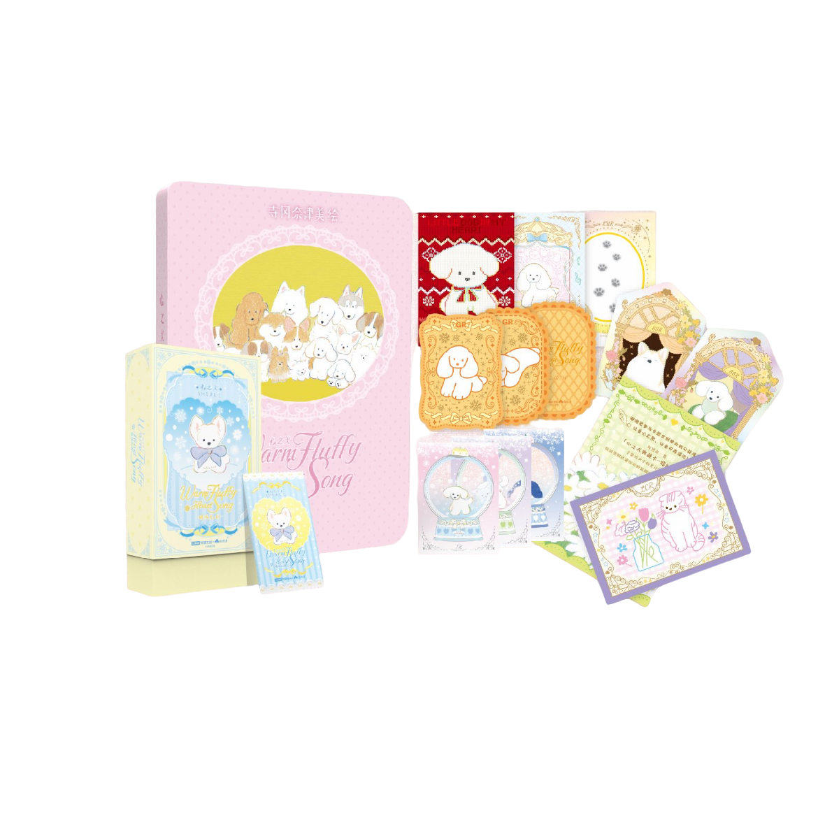 卡皮【叠叠】正版授权卡盟文创心之犬典藏卡-暖绒心曲