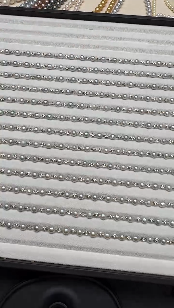 银S925镶嵌项链海水珍珠X1226-1227-205