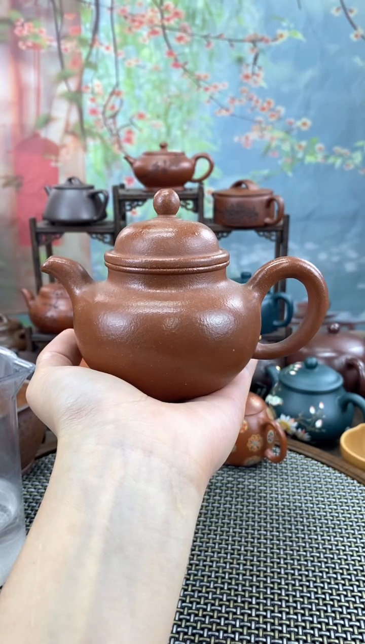 茶壶紫砂降坡泥掇球250cc