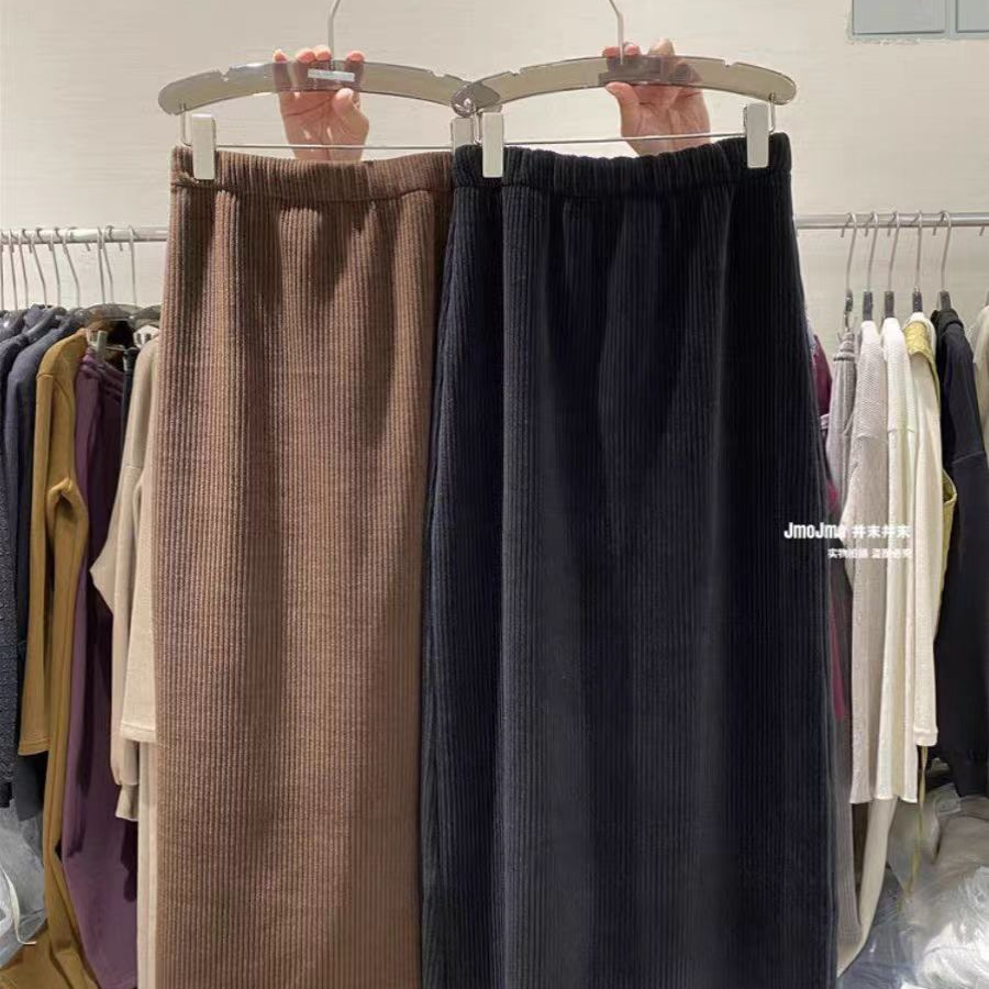 新款竖条纹半身裙6-26