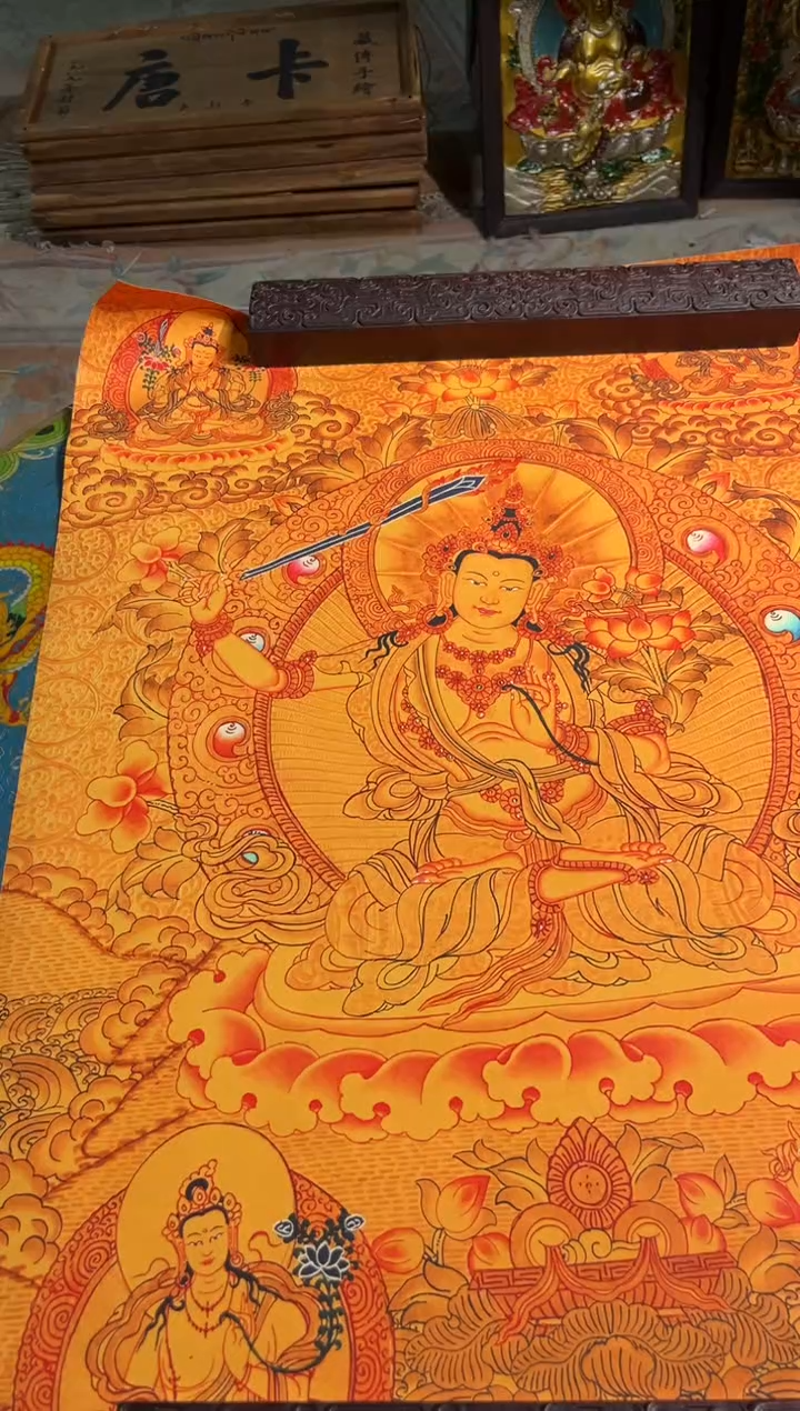 卷轴画东东唐卡tk16