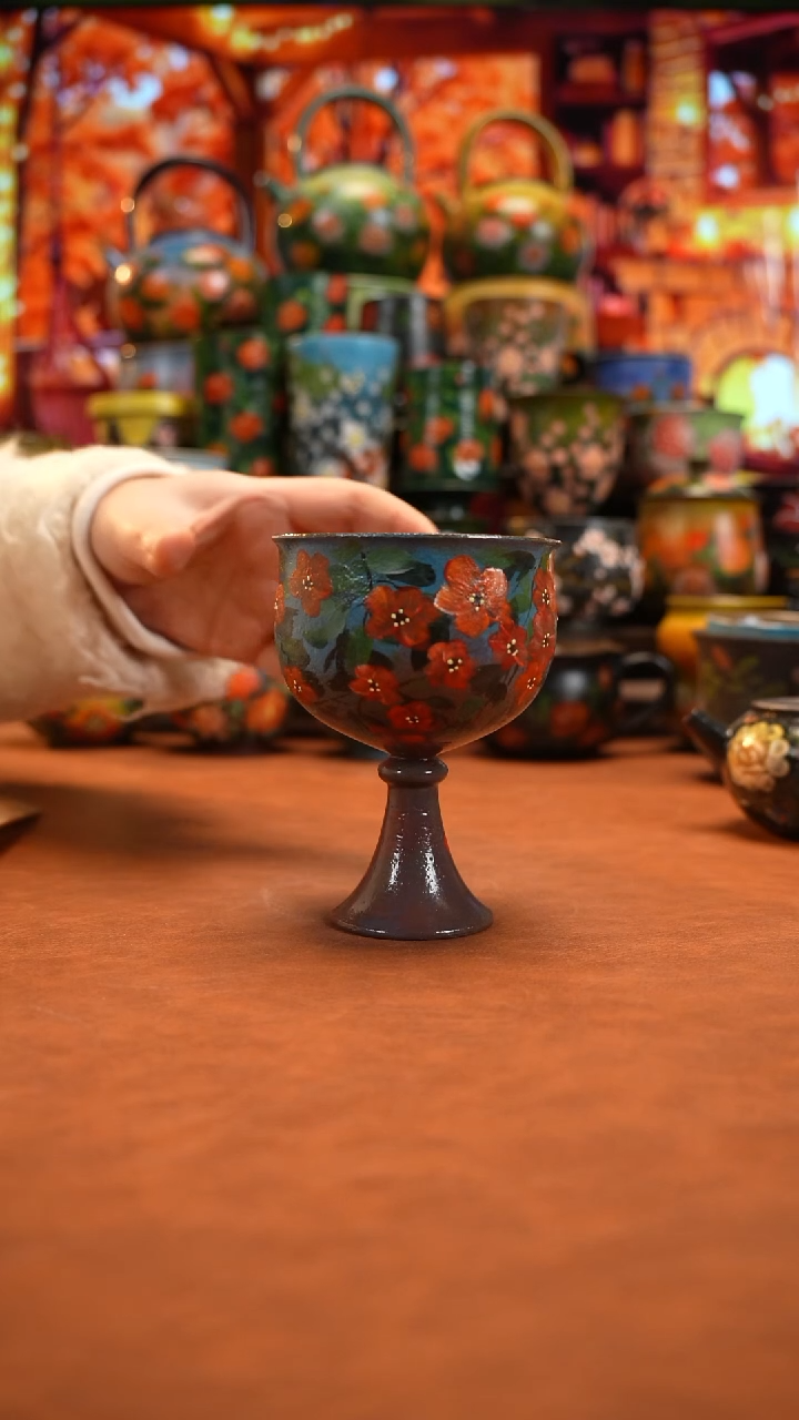 油画   釉下彩   杯子