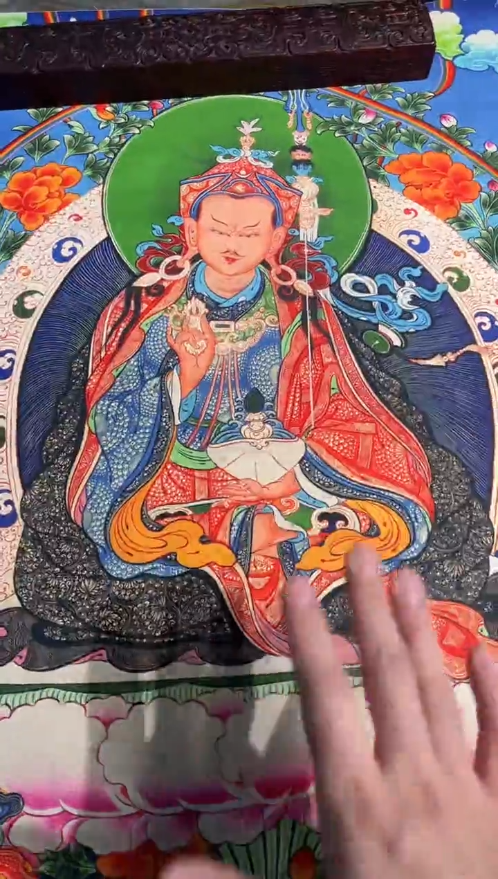 卷轴画卷轴画天天的唐卡tk16