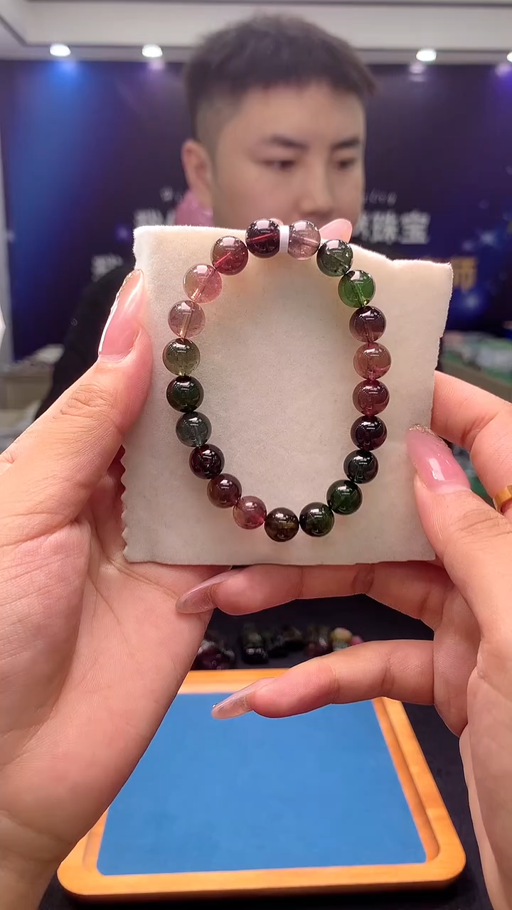 手链未镶嵌碧玺SSSS级老料碧玺单圈9x（多样性发一）