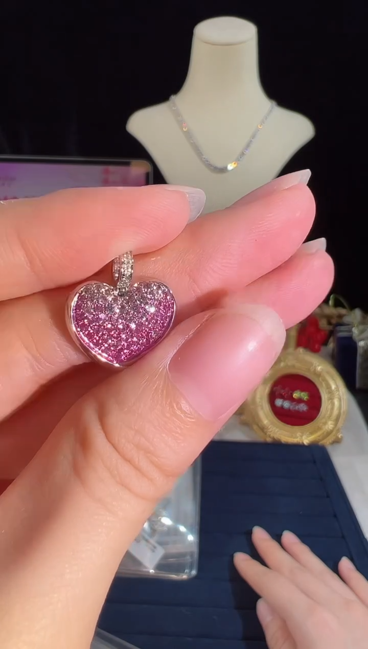 【闪购商品】彩色蓝宝石颈饰18K金镶嵌BN17683#-Y#14