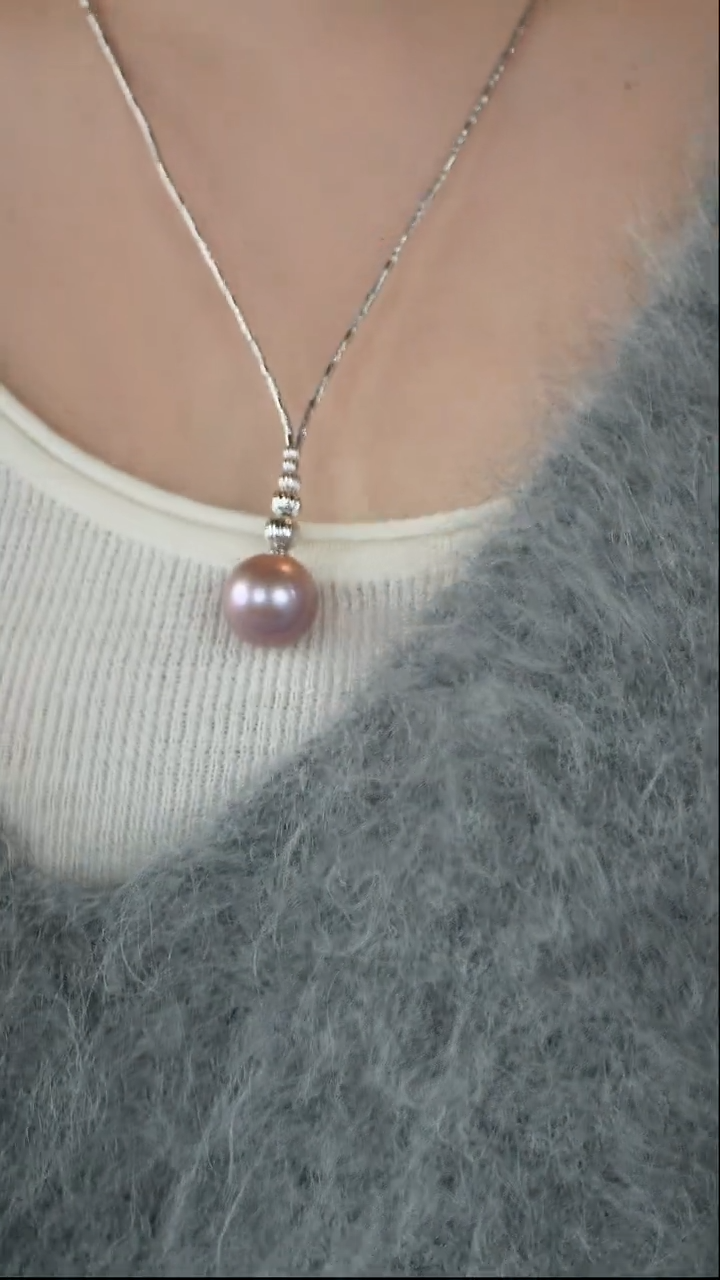 【闪购商品】淡水珍珠颈饰银S925镶嵌1516