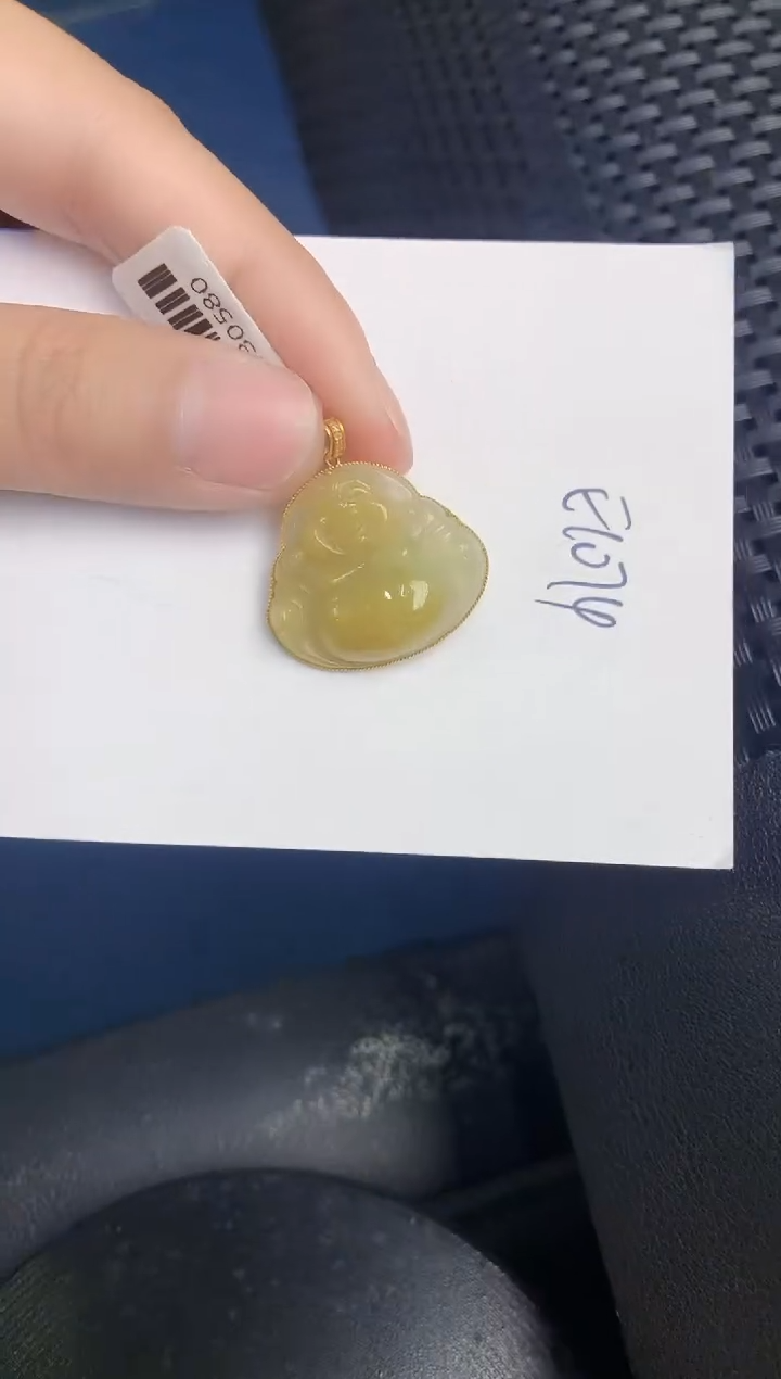 【闪购商品】翡翠颈饰18K金镶嵌000000000