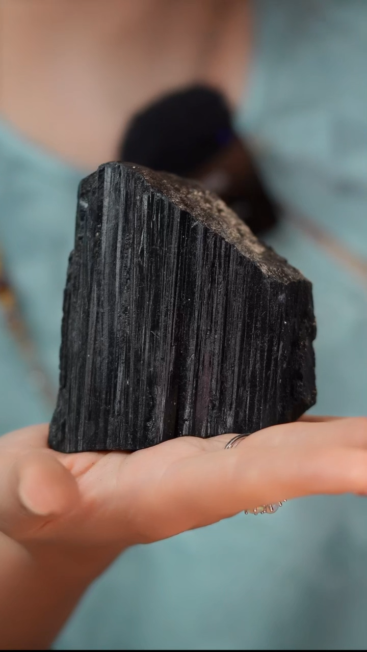 【闪购商品】黑色碧玺原石未镶嵌HBX-9  黑碧玺原石