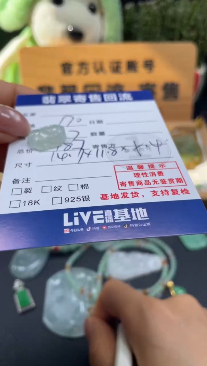 颈饰未镶嵌翡翠10150427