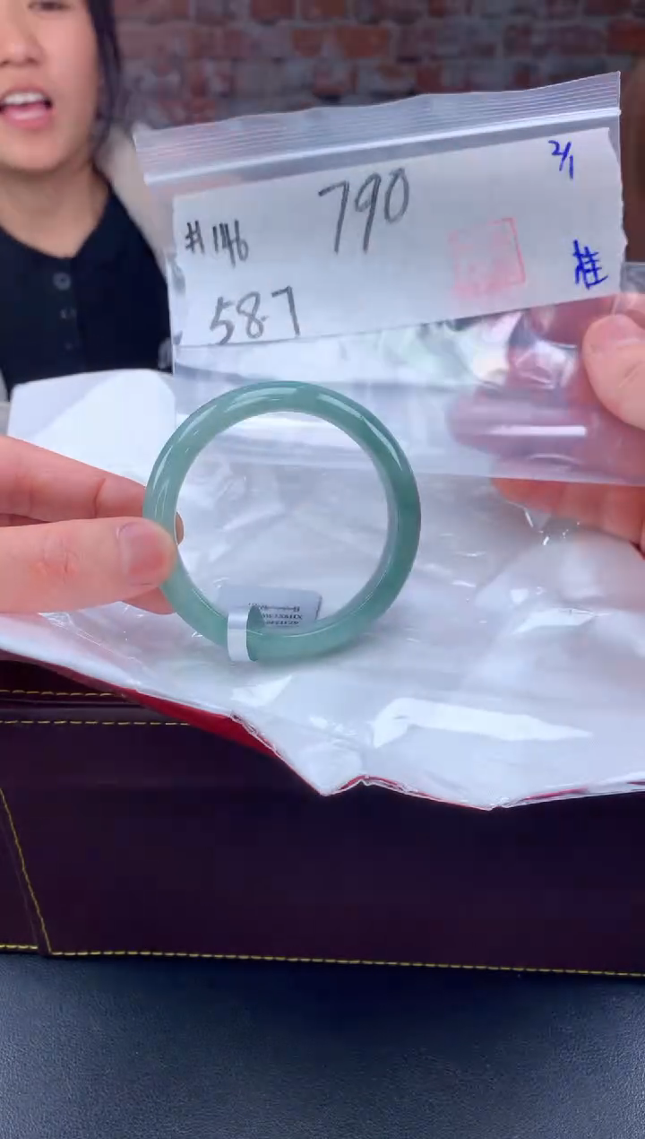 【闪购商品】定制翡翠未镶嵌毛货手镯需精细抛光/手镯146