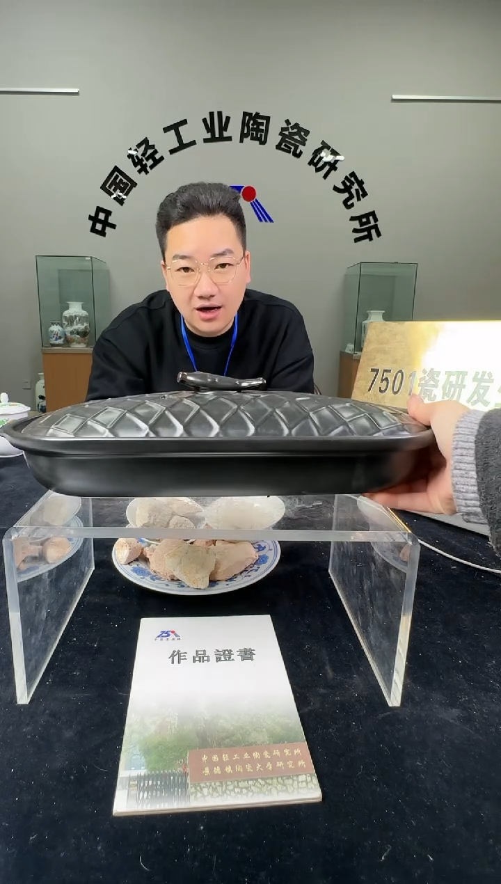 瓷莱斯特耐热烤鱼煲