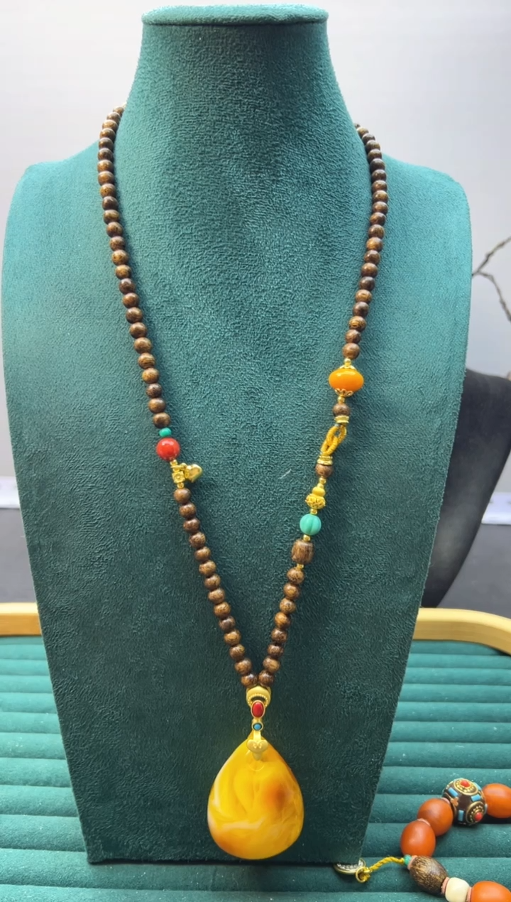 【闪购商品】蜜蜡耳饰14K金镶嵌X15