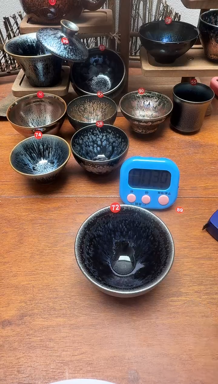茶盏厦****制72号建盏工匠茶器