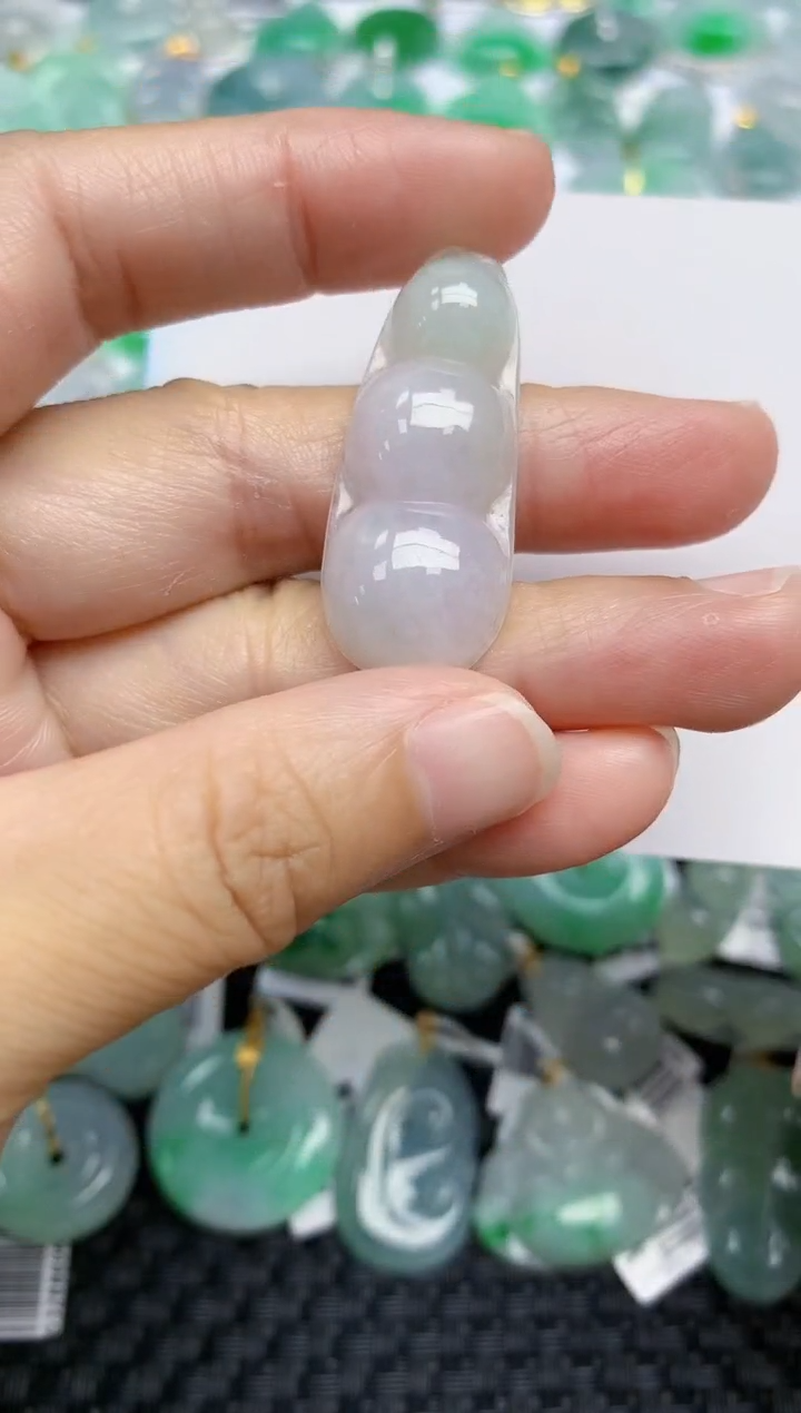 翡翠未镶嵌颈饰天然缅甸A货翡翠百元以上9元证书费自理