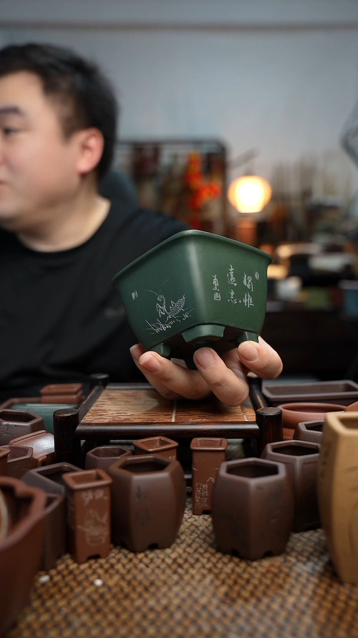 紫砂花盆長木軒精品紫砂