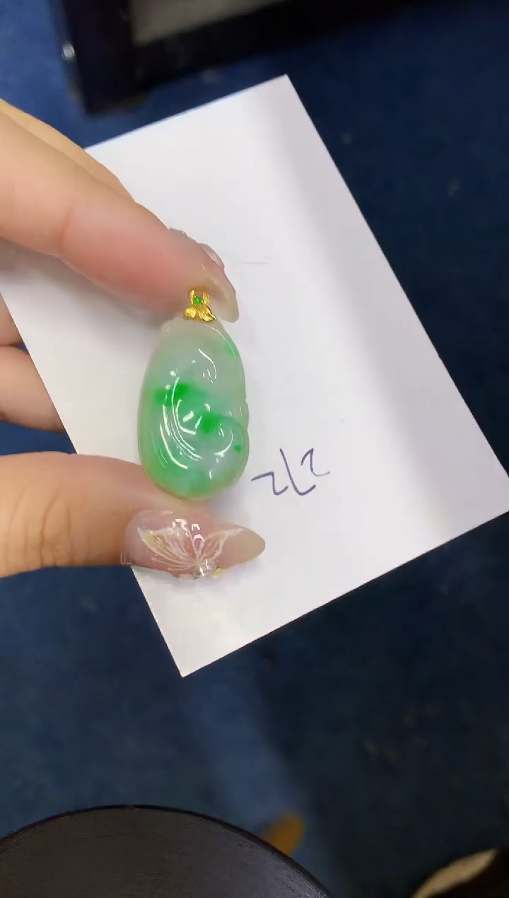 【闪购商品】翡翠颈饰18K金镶嵌000000000000