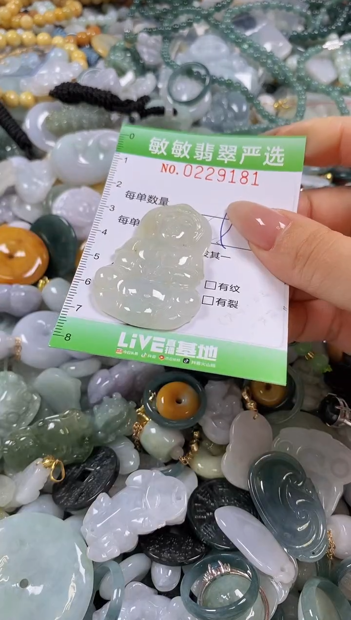 翡翠未镶嵌颈饰闪购0229181
