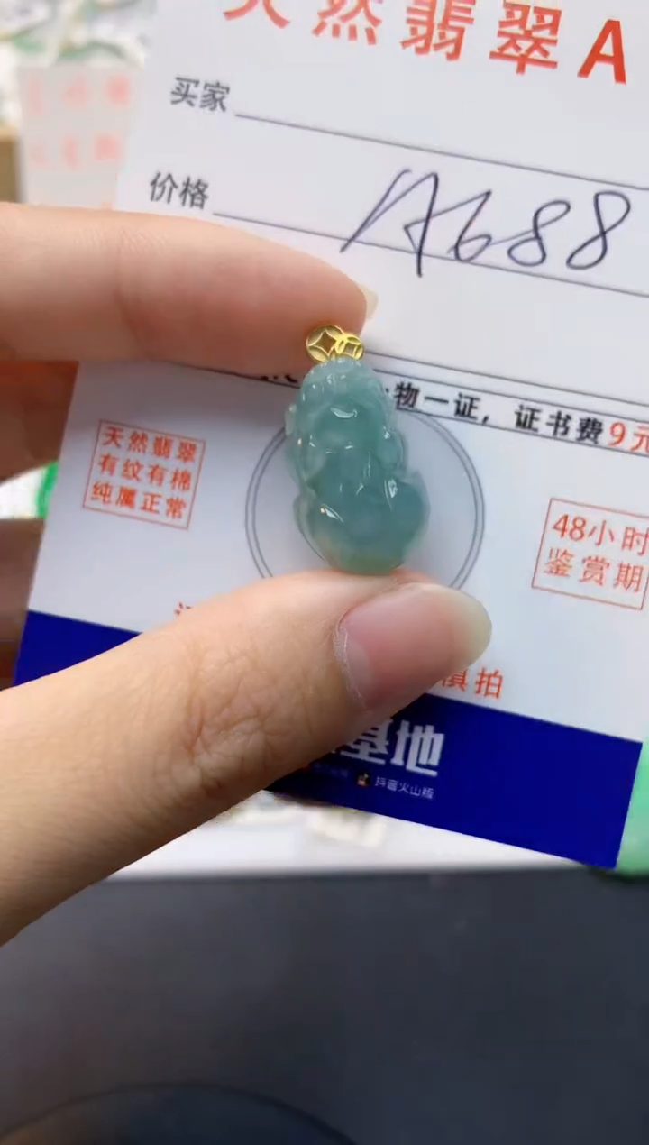 颈饰未镶嵌翡翠天然缅甸A货翡翠