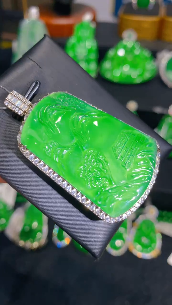 【闪购商品】翡翠颈饰银S925镶嵌60一季