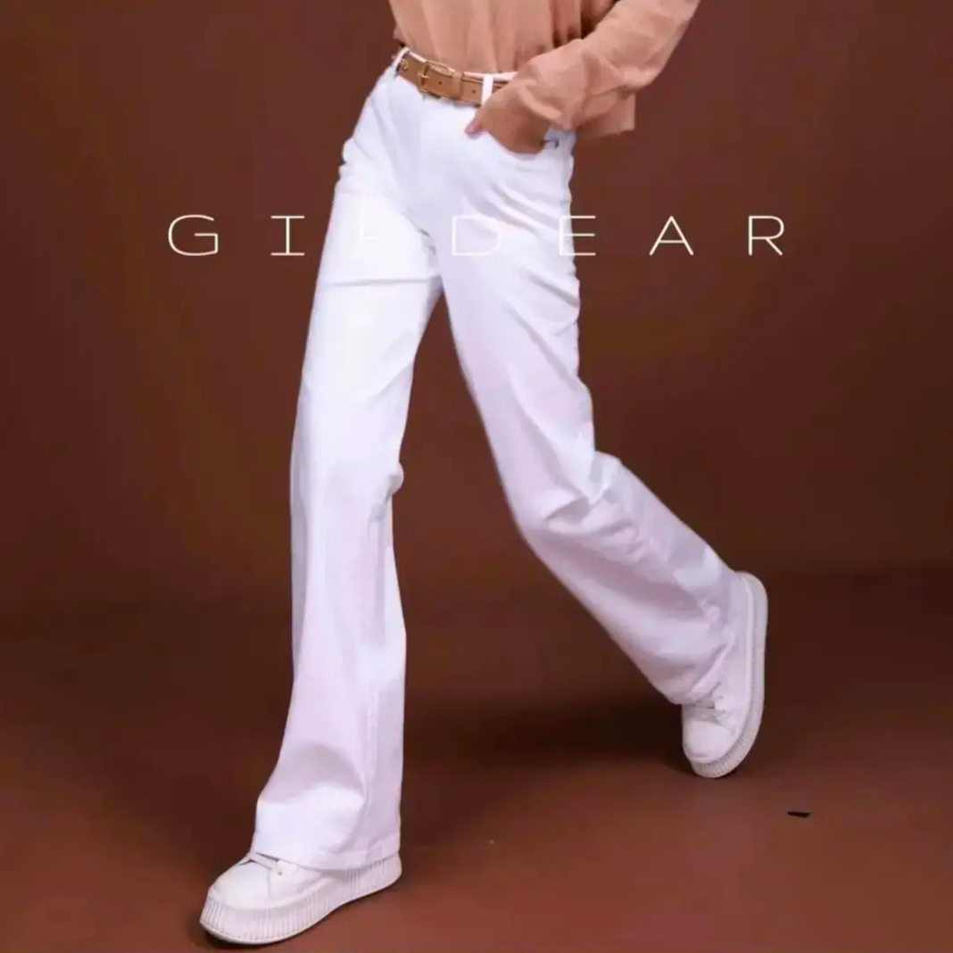 GIRDEAR/哥弟长裤微弹高腰直筒裤牛仔裤四季可穿休闲款1100270